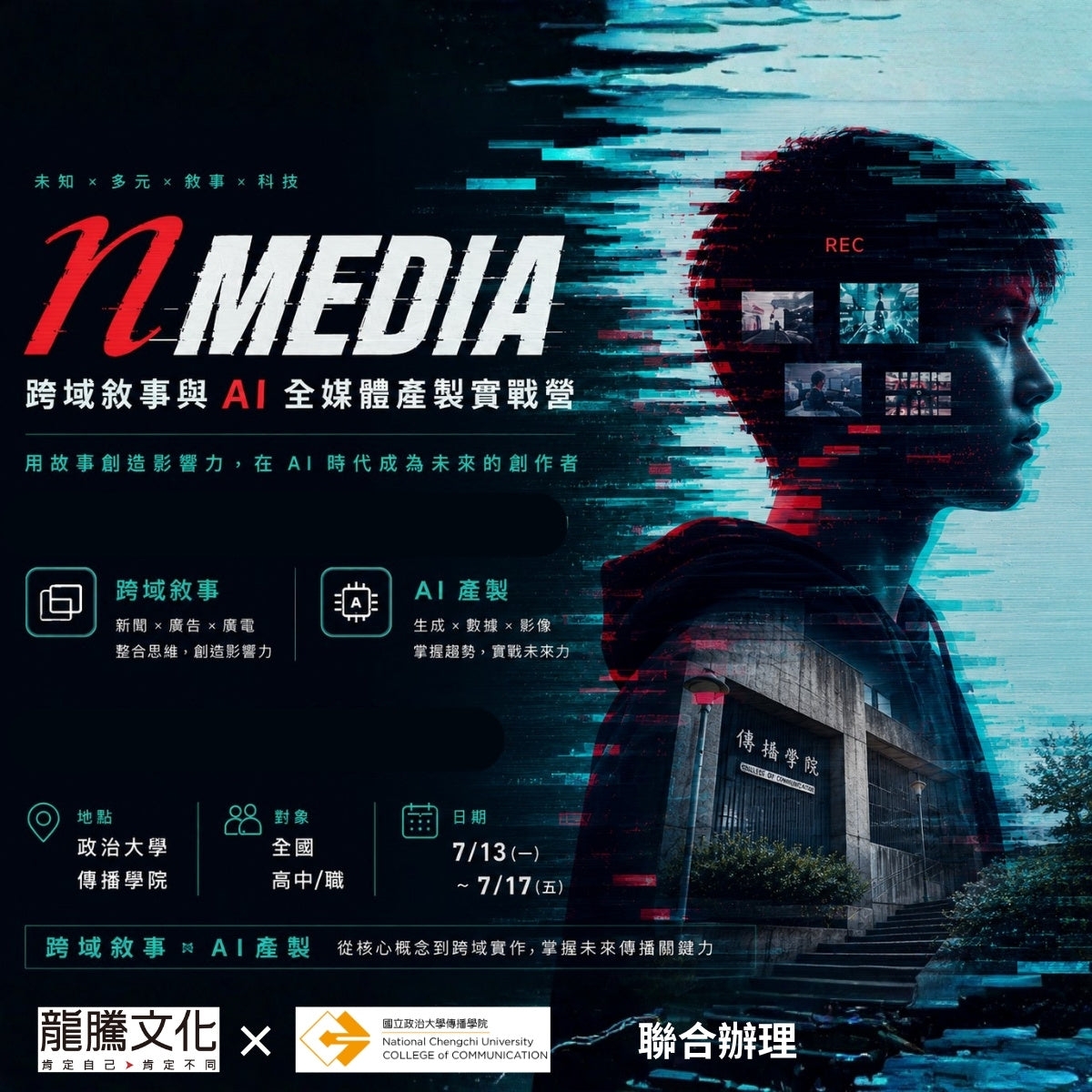nMEDIA：跨域敘事與 AI 全媒體產製實戰營